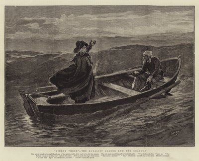 Ninety-Three, the Royalist Leader and the Boatman by William Small